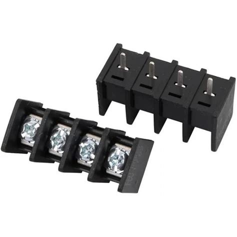 Buy 4 Pin Screw Terminal Block Connector - PCB Mount - 9.5mm Pitch ...