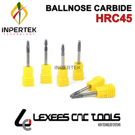Promo Ballnose HRC45 1 2 3 4 5 6 8 10 12 14 16 20 mm Carbide LEXEES ...