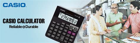 Casio MJ-12DA Desktop Calculator, Black : Amazon.in: Office Products