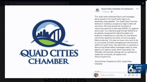 Quad City officials speak out after spread of white nationalist flyers