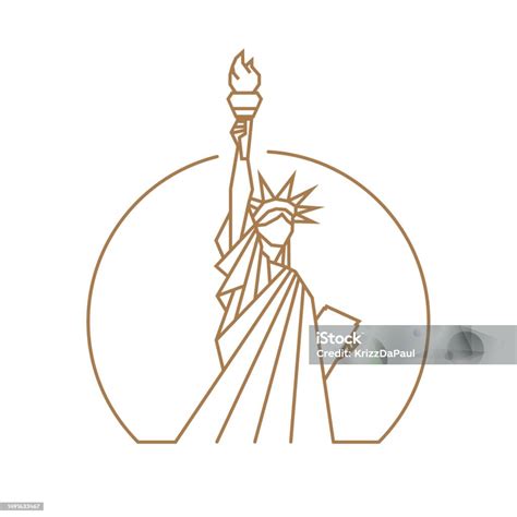 Statue Of Liberty Outline