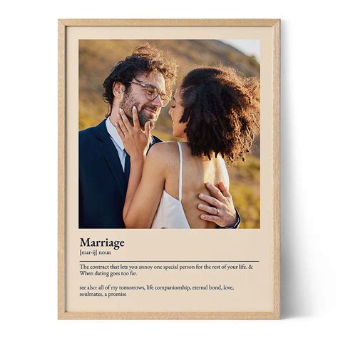 Marriage Definition Poster - Positive Prints