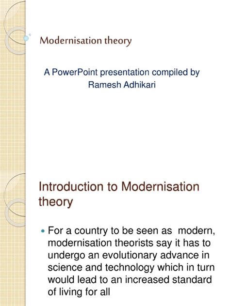 Image result for Modernization Theory of Development PDF
