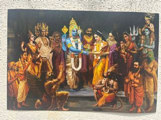 Srinivasa Kalyanam Poster – Venkateswara Kalyanam Wall Art | 300 GSM P ...