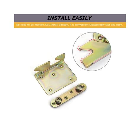 Buy Bed Rail Brackets - Bed Rail Fittings with Screwdriver - Heavy Duty ...
