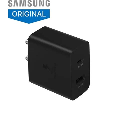 Buy Samsung 35 W Adapter, Dual Port, Type-C & USB-A, Fast Charger ...