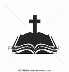 Bible And Cros Clipart by Holy Bible Book Cross Clipart K39702505 Fotosearch Bible And Cros Clipart
