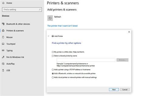 Find Printer Connection 的图像结果