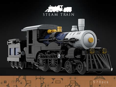 Image result for LEGO Custom Steam Train Tutorial