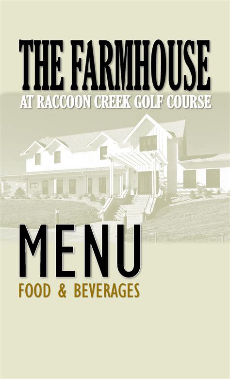 Daily Dining - Raccoon Creek Golf Course