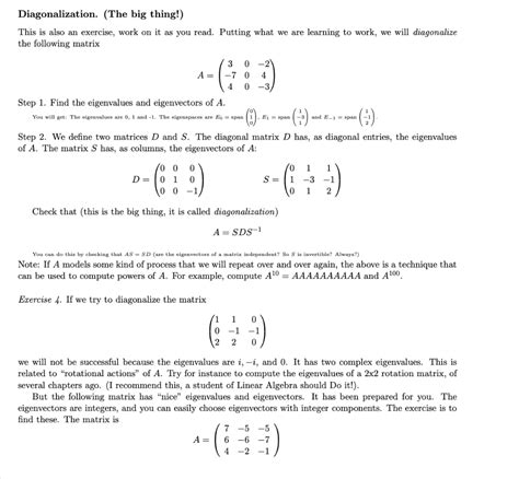 Image result for Simultaneous Diagonalization Exercise
