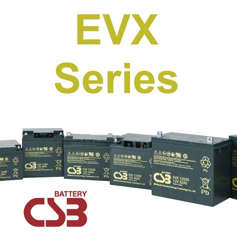 CSB EVX1272FR SLA (AGM) Battery - Battery Store, Inc.