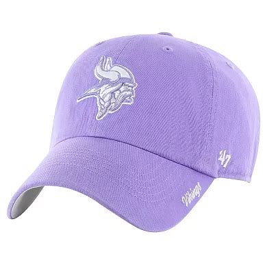 Women's '47 Purple Minnesota Vikings Luminance Cheer Clean Up ...