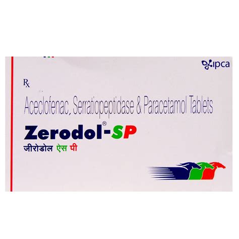 Zerodol-SP Tablet | Uses, Side Effects, Price | Apollo Pharmacy