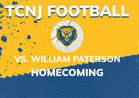 William Paterson vs TCNJ Football | Homecoming and Family Day ...