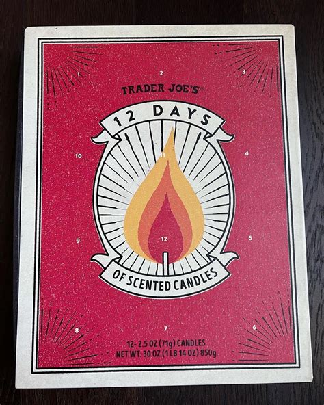 Trader Joe's 12 Days of Scented Candles 2022 Advent Calendar ...