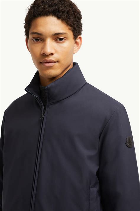 Navy Blue Luserna Short Down Jacket - Short Down Jackets for Men ...