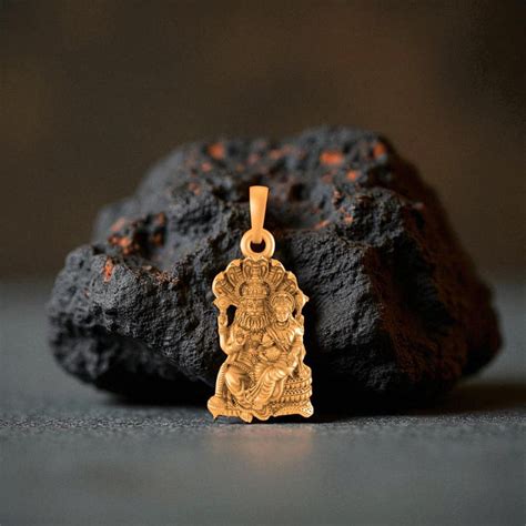 Narsimha Laxmi 22CT Gold Plated Big Size Pendant-PB7203_gold – Akshat ...