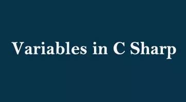 Variables in C Sharp | Free Source code Download & Tutorials