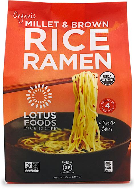 Amazon.com: Lotus Foods Organic Brown Rice Ramen (12 Packper Bag), 30 oz