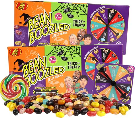 Amazon.com : Jelly Belly Bean Boozled Spinner Game and 3 Refill Packs ...