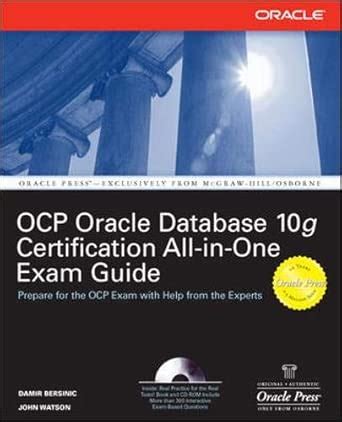 Buy Oracle Database 10g OCP Certification All-In-One Exam Guide (Oracle ...