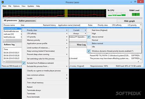 Image result for Process Lasso Windows 1.0