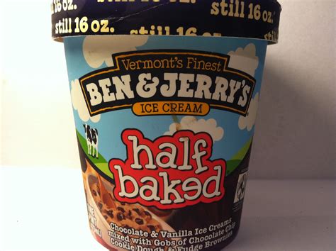 Crazy Food Dude: Review: Ben & Jerry's Half Baked Ice Cream