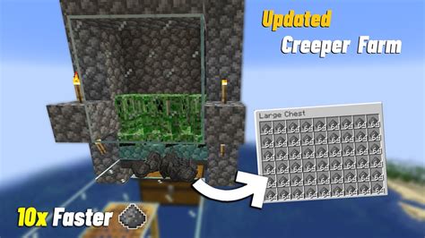 Image result for Creeper Farm Tutorial 1.17 Java Rays Works