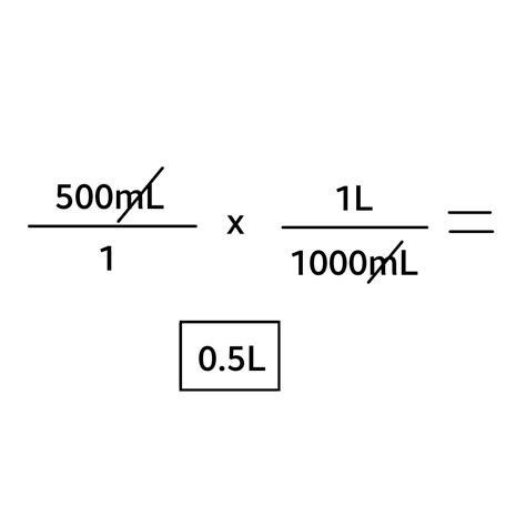 500 mL to L ( Show solution) - Brainly.ph