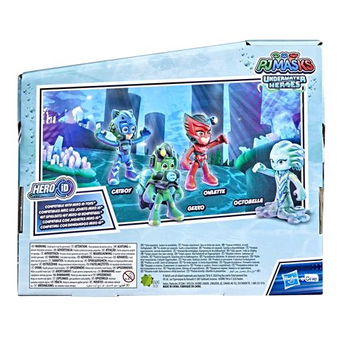 Buy PJ Masks Underwater Heroes Dive Time Mission Action Figure Set ...