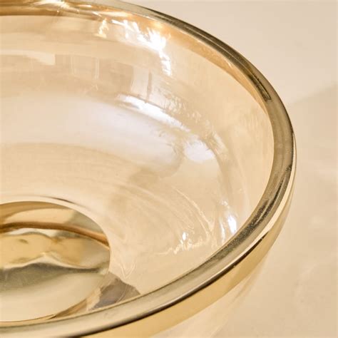 Buy Brill Glass Glass Decorative Bowl with Pedestal Stand from Home ...
