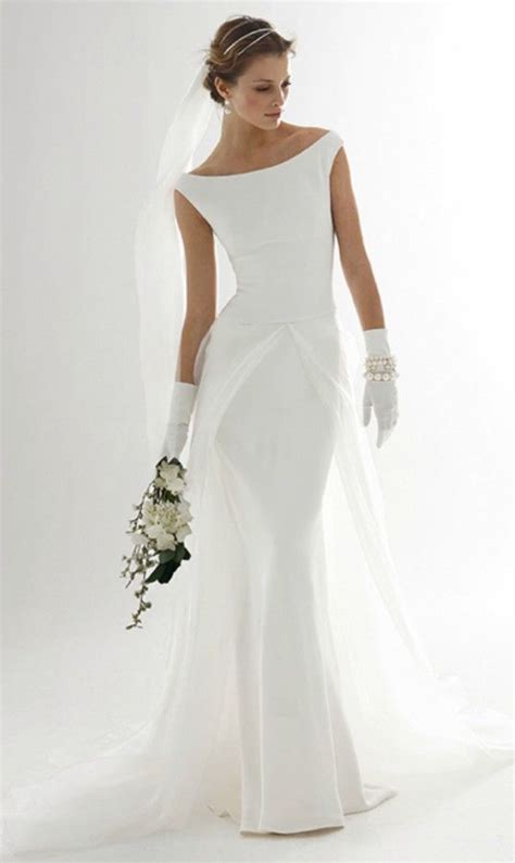 elegant wedding dress for older bride