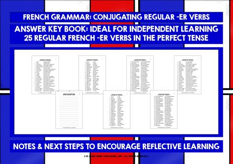 FRENCH -ER VERBS CONJUGATION PRACTICE #2