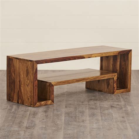 Buy Helios Ester Sheesham Wood TV Unit - Brown from Home Centre at just ...