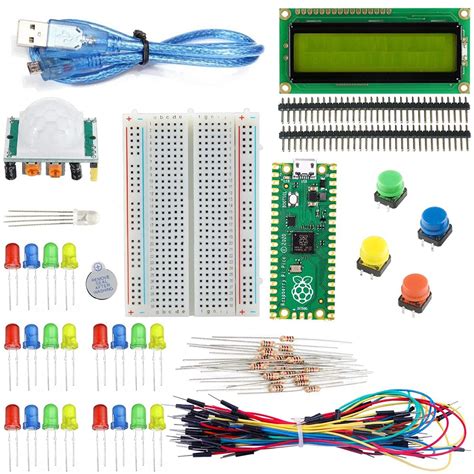 Buy Rpi Pico (RP2040) Starter Kit for rpi Pi Pico microcontroller ...