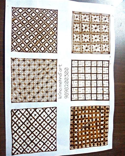 Image result for Different Patterns for Mehndi Practice