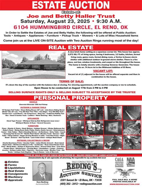 The Penny News Classifieds: Auctions - Estate Auction – Joe & Betty ...