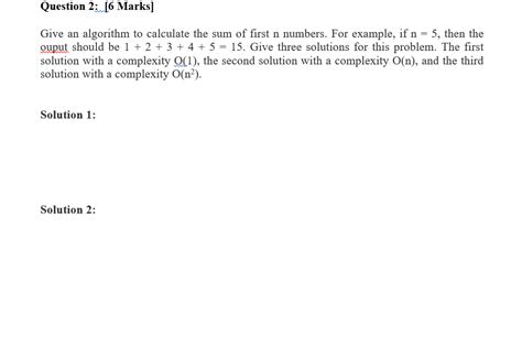 Image result for Write an Algorithm to Find a Sum of Given N Numbers