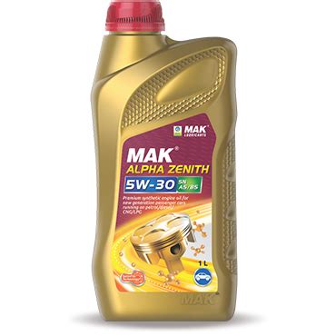 MAK ALPHA ZENITH 5W-30: Premium Synthetic Engine Oil | BPCL, India