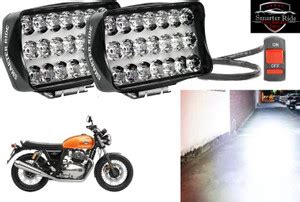 SMARTER RIDE Waterproof 21 SMD LED Fog Light with Switch for Royal ...