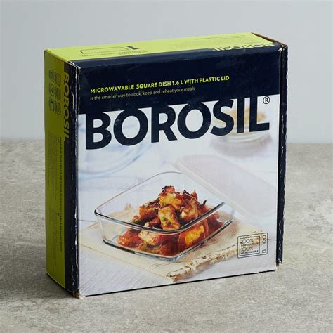 Buy BOROSIL Rectangular Baking Dish with Plastic Lid from Borosil at ...