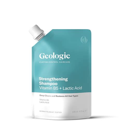 Buy Geologie Strengthening Shampoo | Vitamin B5 + Lactic Acid Custom ...