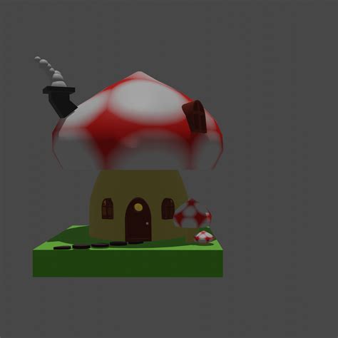 Free STL file Mushroom Cabin・3D print object to download・Cults