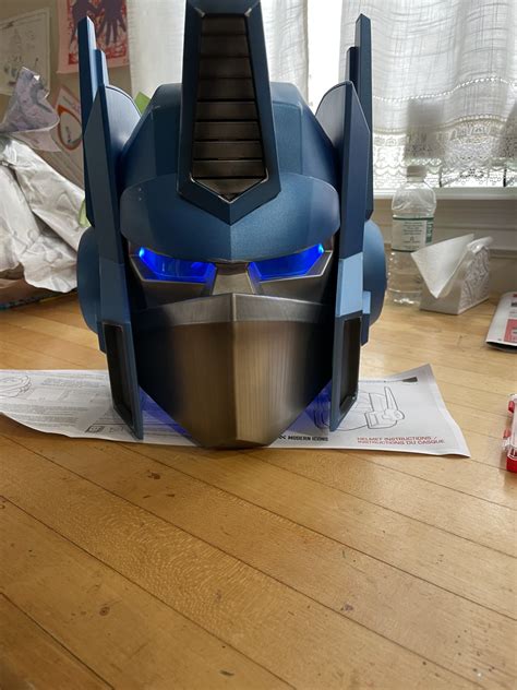 Transformers G1 Optimus Prime Modern Icons Replica Helmet In Hand ...