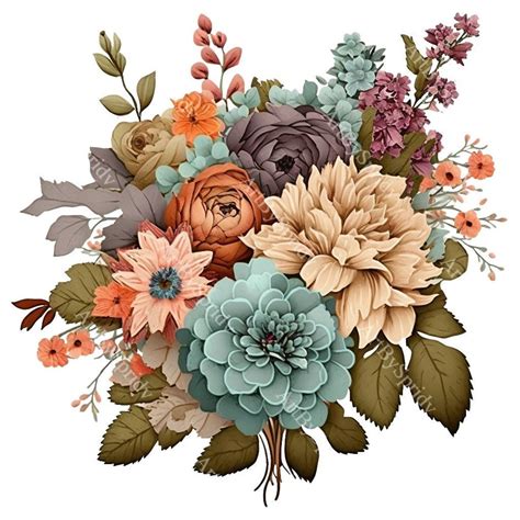 Bouquet Of Flowers Clip Art