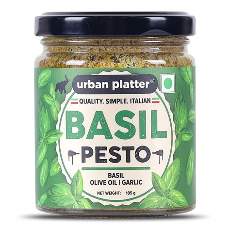 Basil Pesto, 185g (Plant Based | Preservative-free | Italian Inspired ...