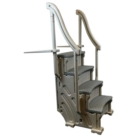 Image result for Above Ground Pool with Walk-In Steps