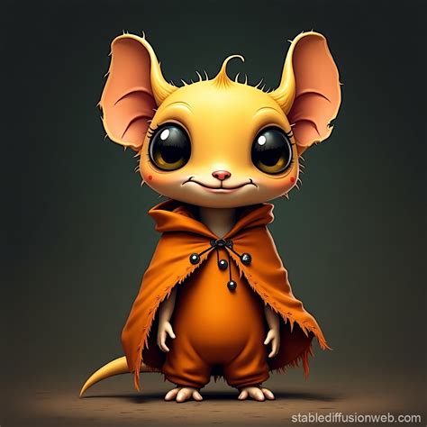 Tim Burton's Labubu Halloween Costume | Stable Diffusion Online