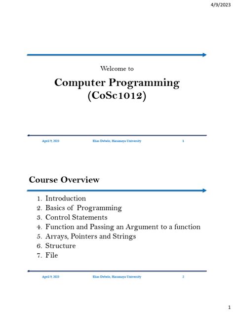 Image result for Introduction to Computer Programing Chapter One